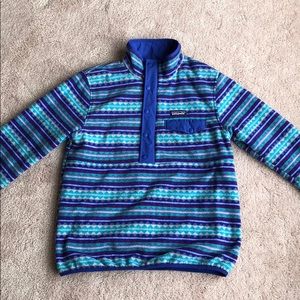 Reversible Patagonia fleece pullover